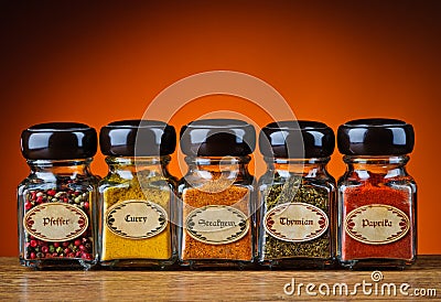 Various spices Stock Photo