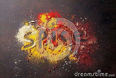 Various spices Stock Photo