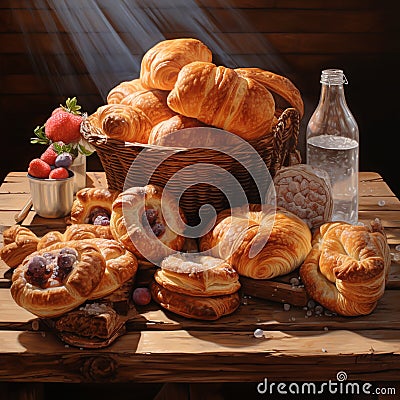 Various types of confectionery, bakery products 3 Stock Photo