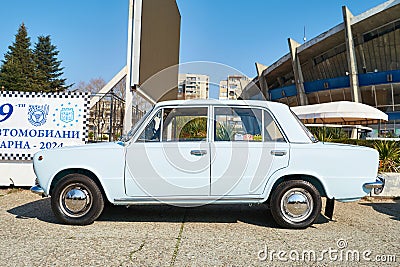 Varna, Bulgaria, March 23, 2024 Retro car VAZ-2101 Zhiguli Editorial Stock Photo