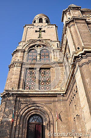 Varna cathedral side Stock Photo