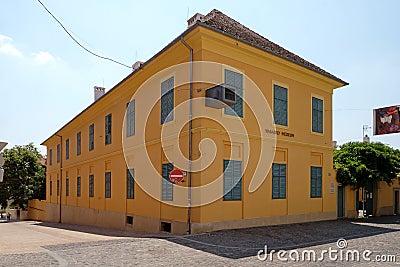 Vasarely Museum in Pecs Hungary Editorial Stock Photo