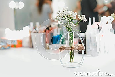 Vase with Flowers Stock Photo