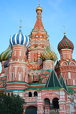 Vasily's cathedral Blissful Stock Photo