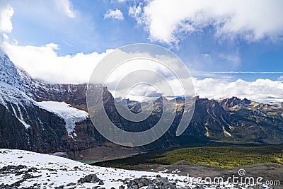 Vast Wilderness In The Rocky Mountains Stock Photo