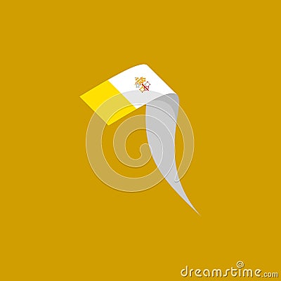 Vatican Element Independence Day Illustration Design Vector Stock Photo