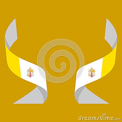 Vatican Element Independence Day Illustration Design Vector Stock Photo