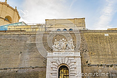Vatican Museum Entrance, Rome, Italy Editorial Stock Photo