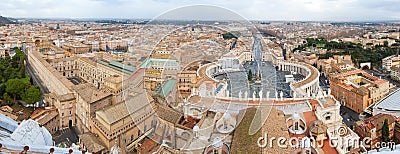 Vatican panorama Stock Photo