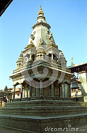 Vatsala Durgha Temple, Bhaktapur, Nepal Editorial Stock Photo