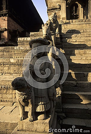 Vatsala temple- Bhaktapur, Nepal Stock Photo