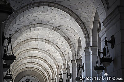 Vaulted Ceiling Stock Photo