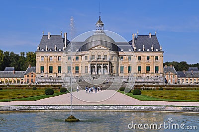 Vaux Le Vicomte Stock Photo