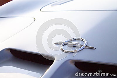 Vauxhall/Opel GT front logo Editorial Stock Photo