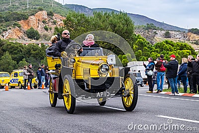 Vauxhall Tourer, 60 Th edition international vintage car rallye Barcelona - Sitges Editorial Stock Photo