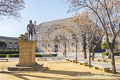 Vazquez Molina Square, Ubeda, Spain Stock Photo