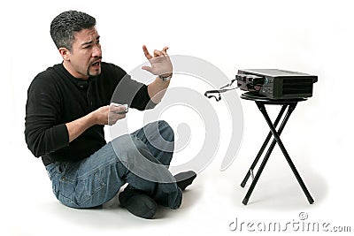 VCR Gone Bad Stock Photo