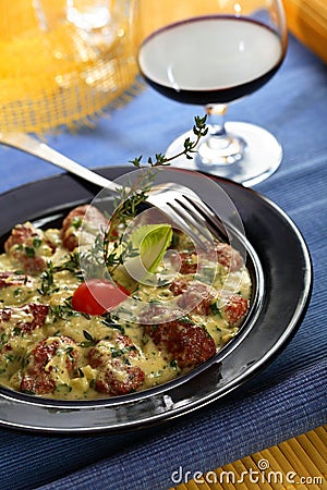 Veal cutlets Stock Photo