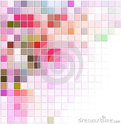 Vector abstract background with colored squares Vector Illustration