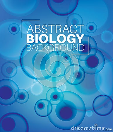 Vector Abstract biology background Vector Illustration