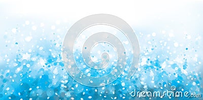 Vector abstract, blue, sparkle background. Vector Illustration