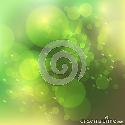 Vector abstract bokeh blur background. Festive defocused lights. Vector Illustration