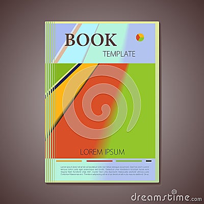 Vector abstract brochure, graphic design Vector Illustration