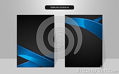 Vector abstract cover rectangle pattern design background Vector Illustration