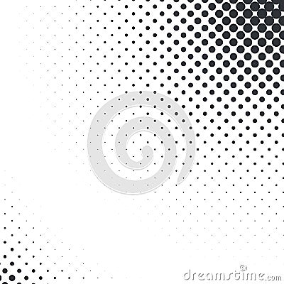 Vector abstract dotted halftone texture Vector Illustration