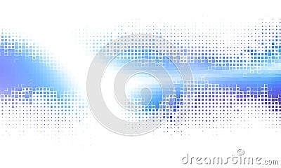 Vector abstract futuristic particle background. Overlay halftone background. Vector Illustration