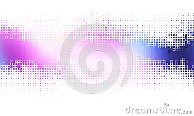 Vector abstract futuristic particle background. Overlay halftone background. Vector Illustration