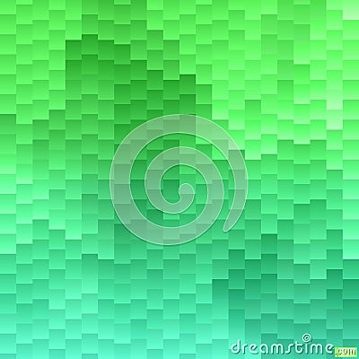 Abstract geometric green background Stock Photo