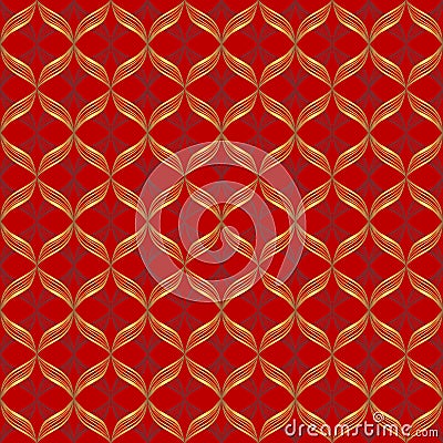 Vector abstract geometric seamless pattern. Vector Illustration