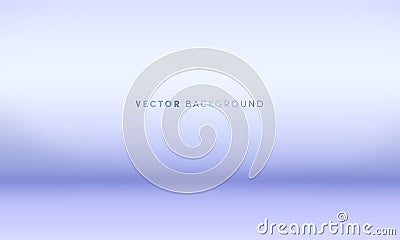 Vector abstract gradient background. Vibrant colors empty room blue Vector Illustration