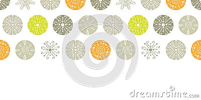 Vector abstract gray and green polka dot backgr Vector Illustration