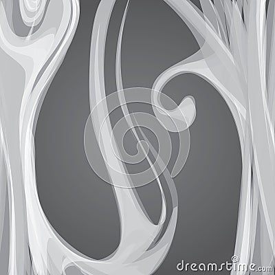 Vector abstract gray smoke grunge background. Vector Illustration