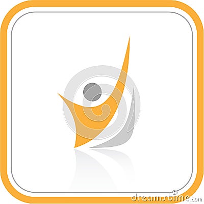 Vector abstract internet icon Stock Photo