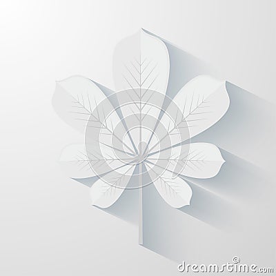 Vector abstract maple leaf Vector Illustration
