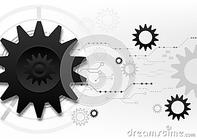 Hitechnology mechanical_25 Vector Illustration