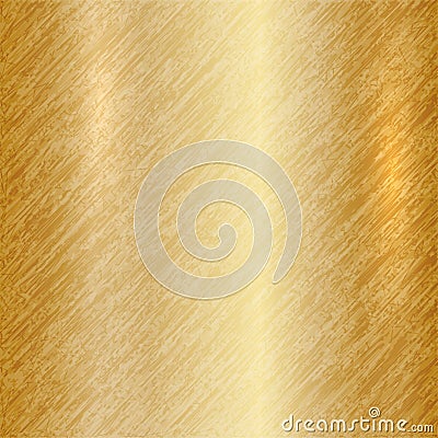 Vector abstract metallic gold background Vector Illustration