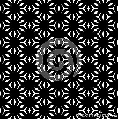 Vector abstract monochrome geometric texture, mosaic Vector Illustration