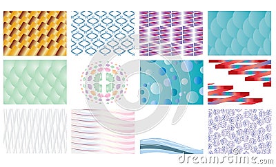 Vector abstract patterns Vector Illustration