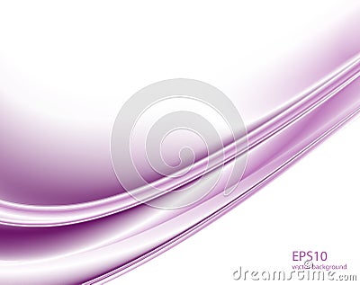 Abstract purple waves background. Vector Illustration