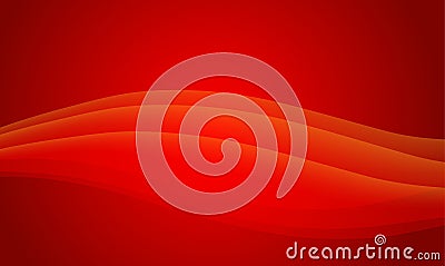 Vector abstract red color geometric wavy background, wallpaper for any design. Cartoon Illustration