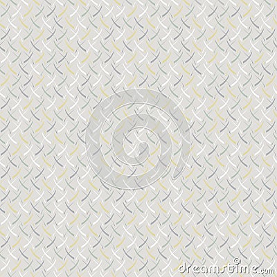 Vector Abstract Scribbles Design in Yellow White Gray and Green on Gray Seamless Repeat Pattern. Background for textiles Vector Illustration