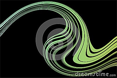 Vector abstract shaded stream line wavy background, wallpaper vector illustration Vector Illustration