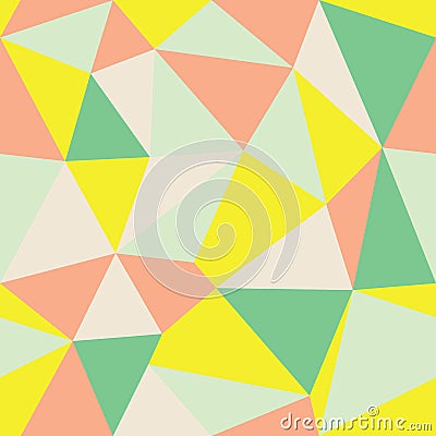 Vector Abstract Triangle Geometrical Multicolored Background Ver2. Suitable for textile, gift wrap and wallpaper Stock Photo