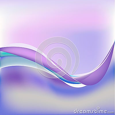 Vector abstract wave background illustration icon Vector Illustration