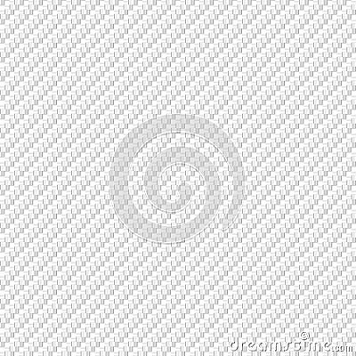 Vector abstract white carbon fiber material texture background Vector Illustration