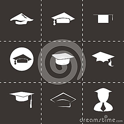 Vector academic icon set Vector Illustration